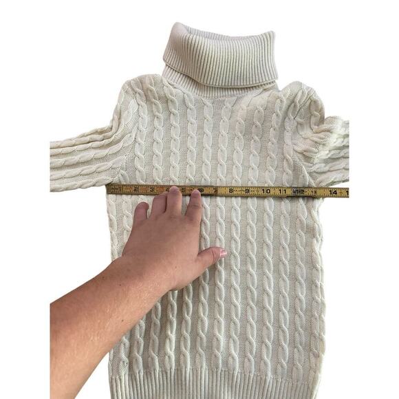 Demetre Pure Virgin Wool Turtleneck Knitted Sweater Size Small - Picture 5 of 5